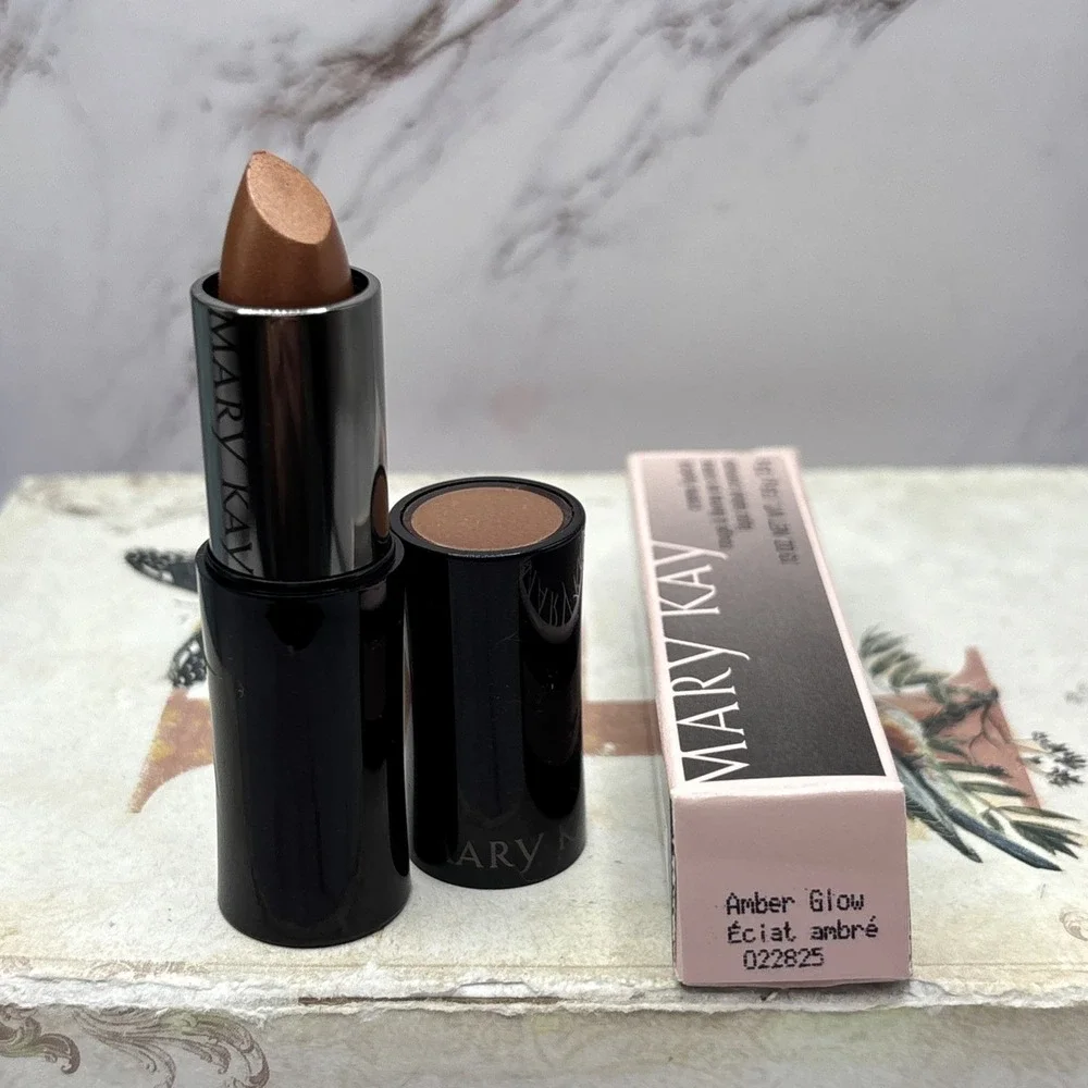 Mary Kay AMBER GLOW Creme Lipstick 022825 New Discontinued 0.13 oz